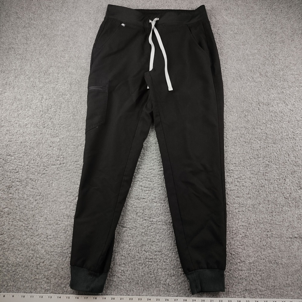 FIGS Scrub Pants Sz Small Zamora Jogger Black Nurse Doctor EUC